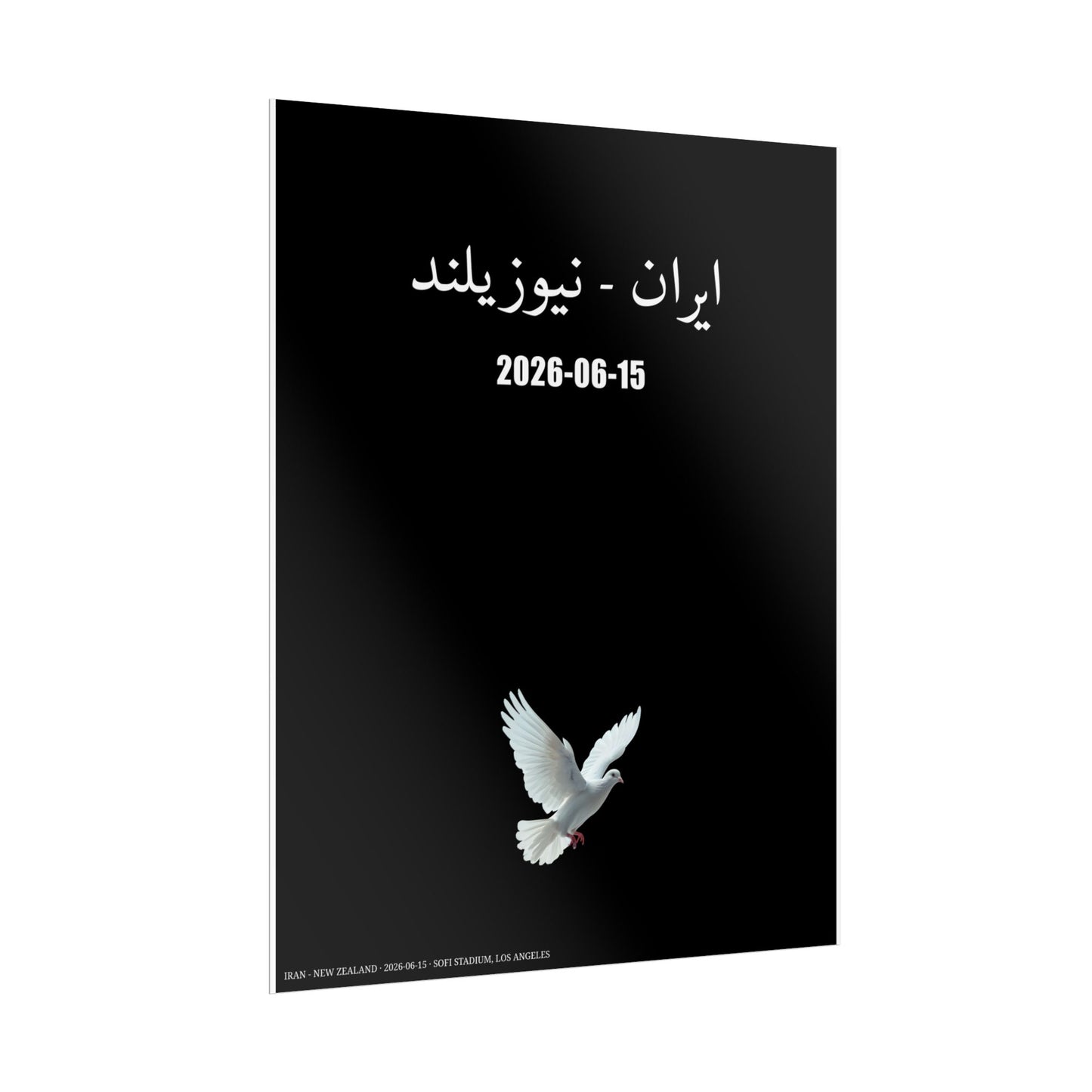 Peace dove - Iran vs New Zealand (farsi edition)