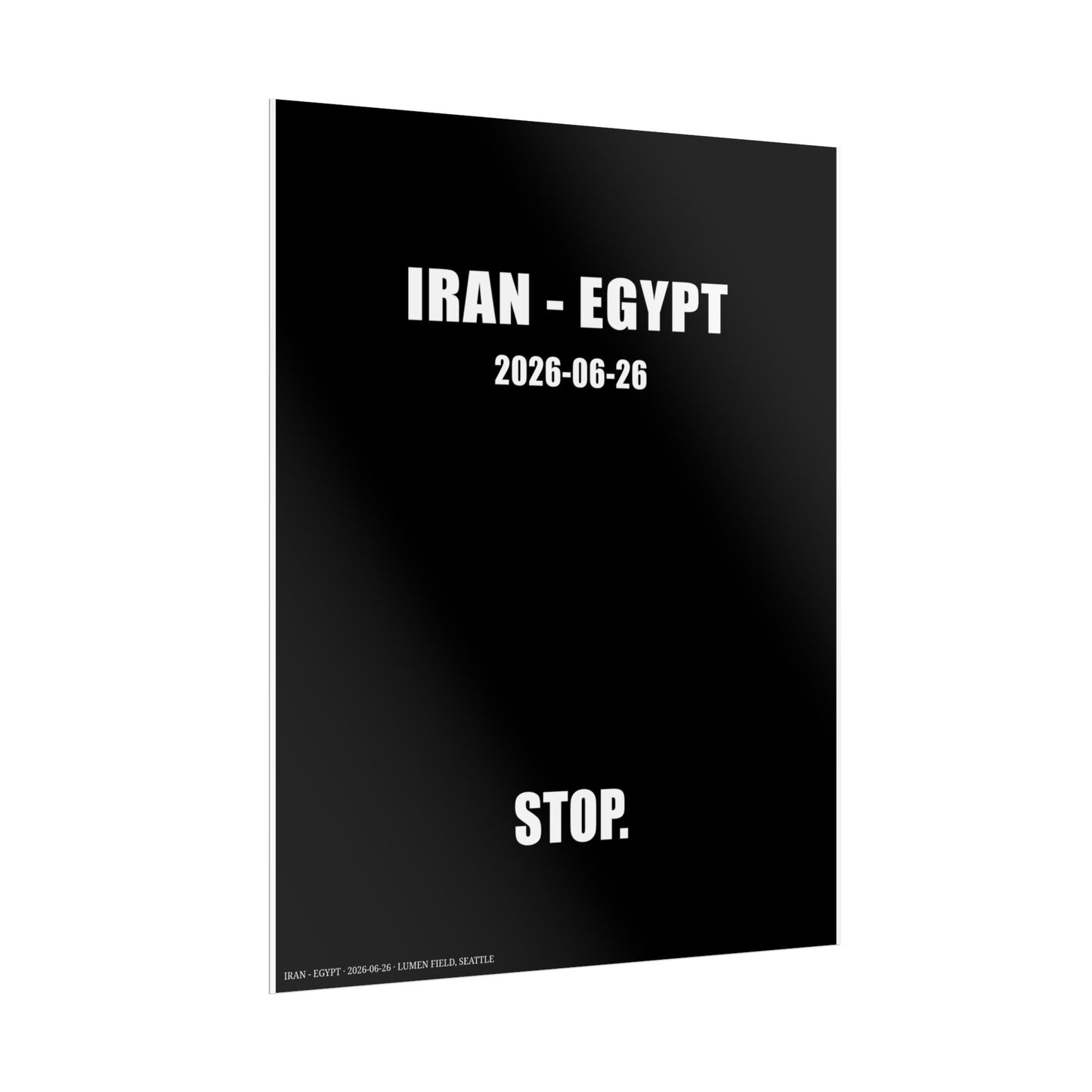 Stop - Iran vs Egypt