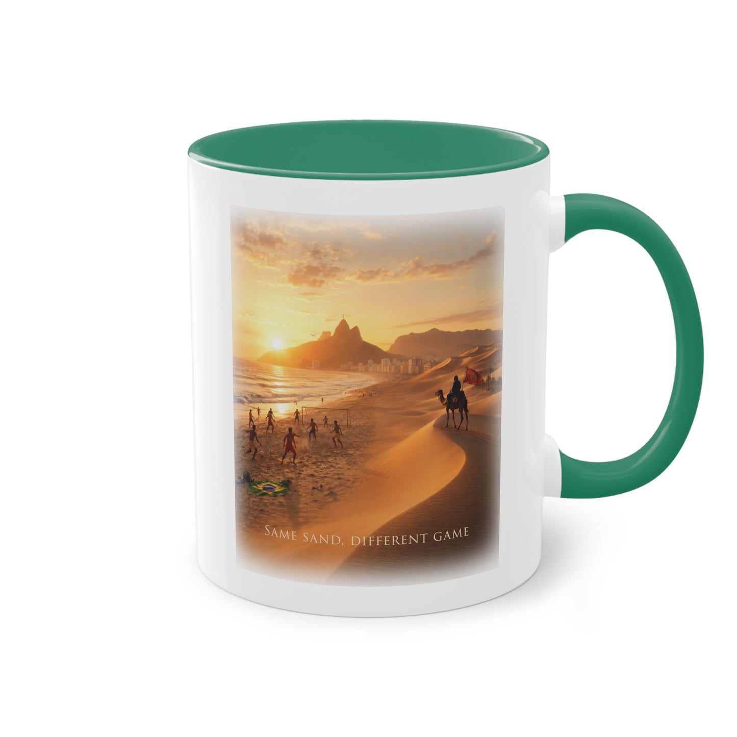 Same sand - Brazil vs Morocco