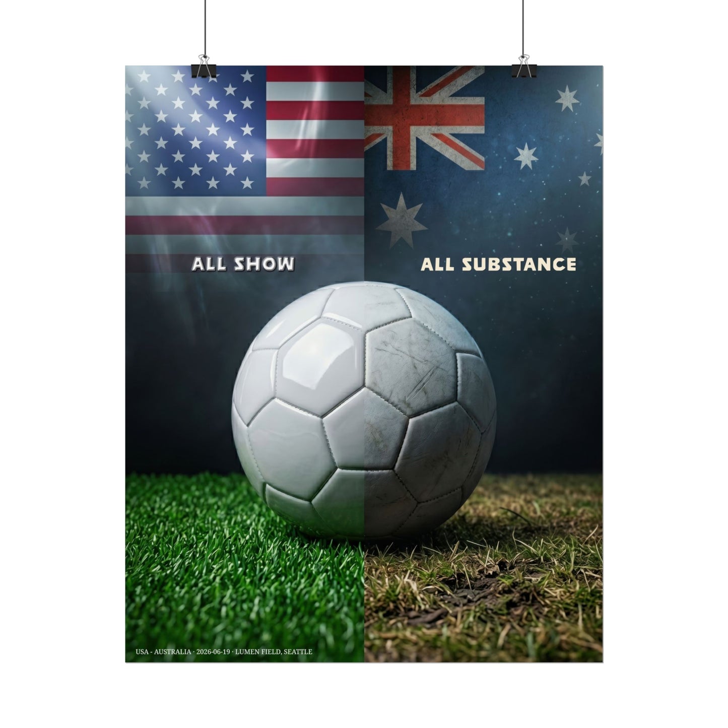 All show, all substance - USA vs Australia