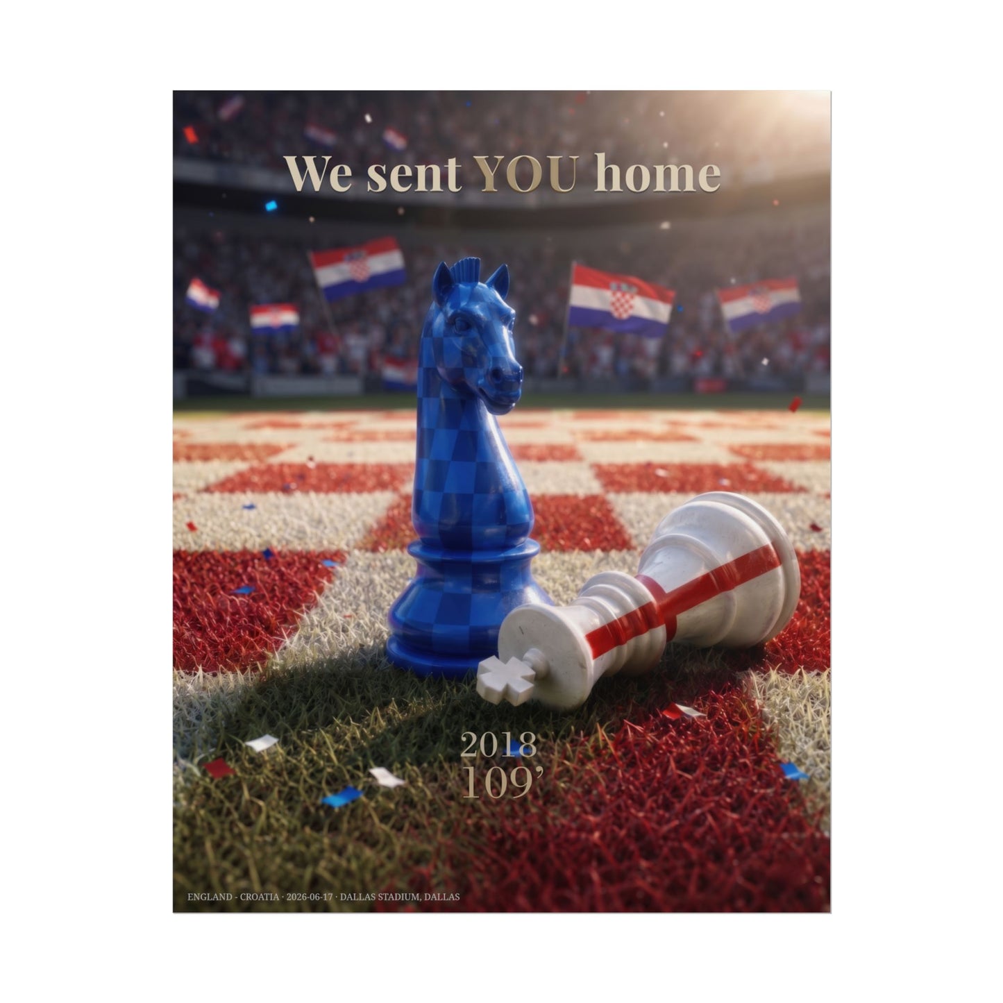 We sent YOU home - England vs Croatia