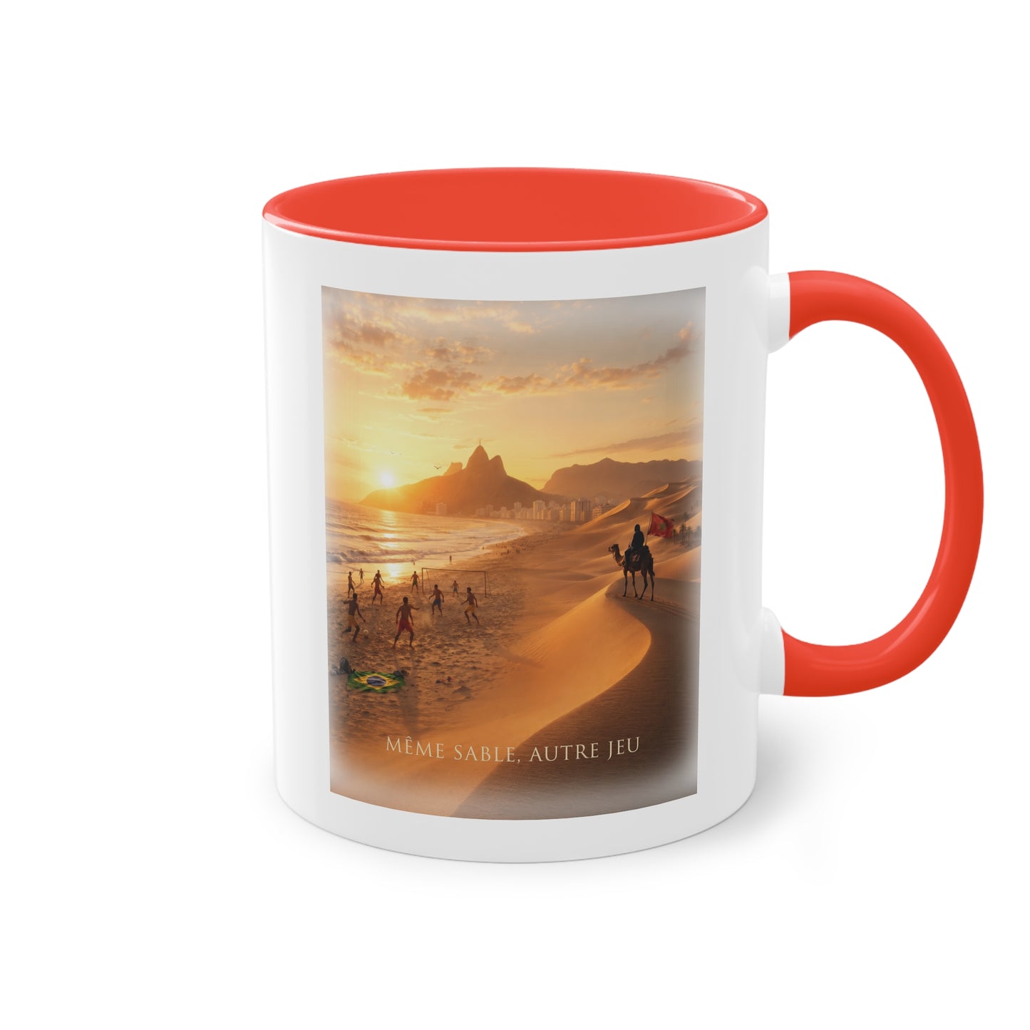 Same sand - Brazil vs Morocco (french edition)
