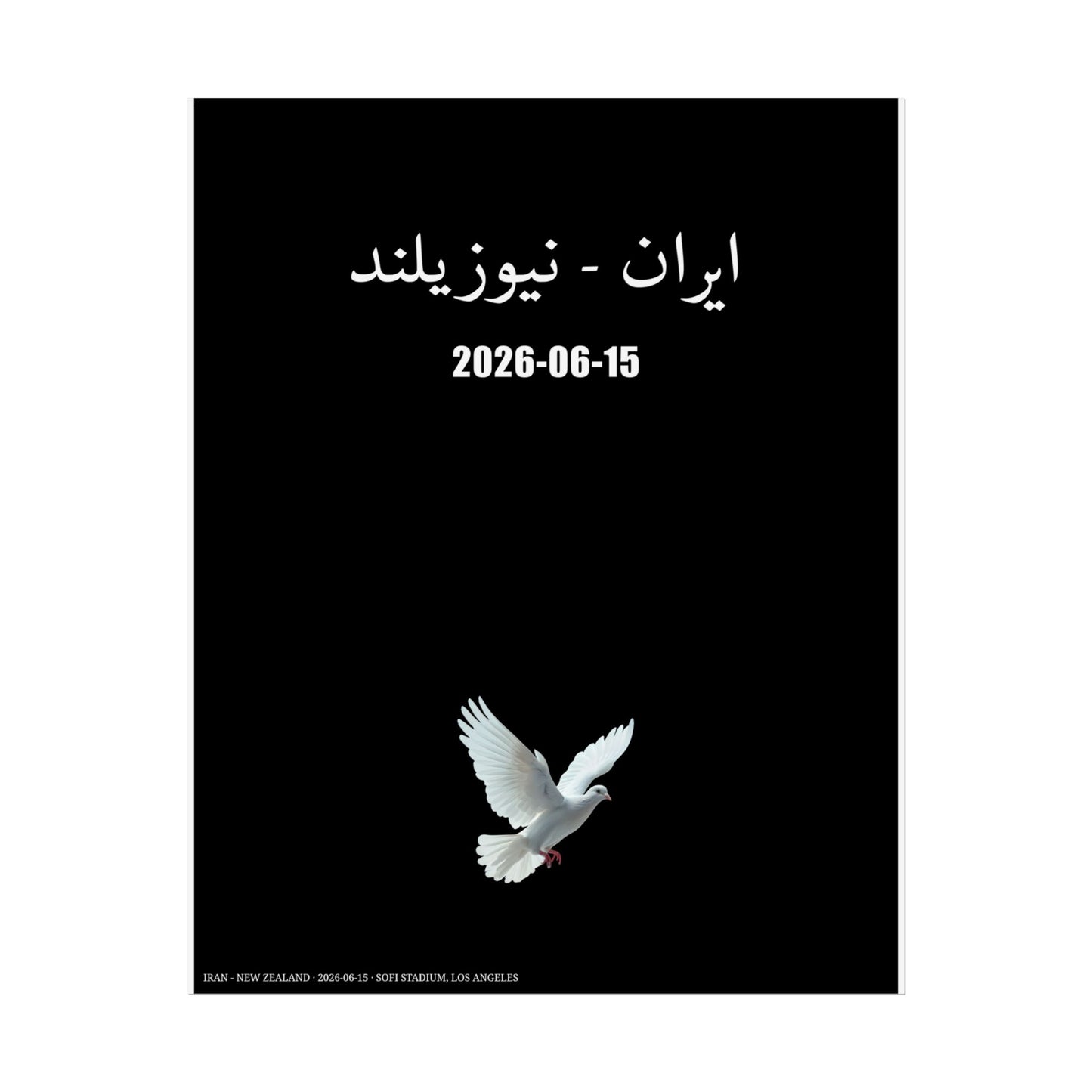 Peace dove - Iran vs New Zealand (farsi edition)