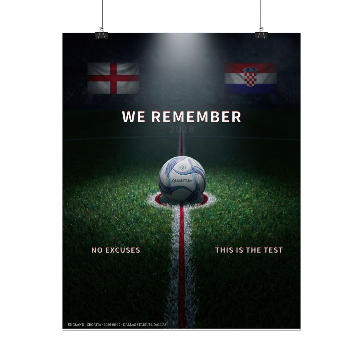 We remember - England vs Croatia