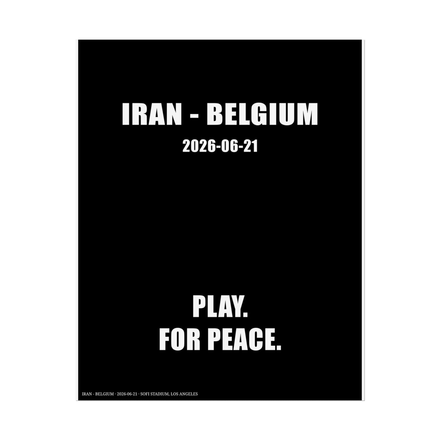 Iran 2026 Group Stage Poster Collection