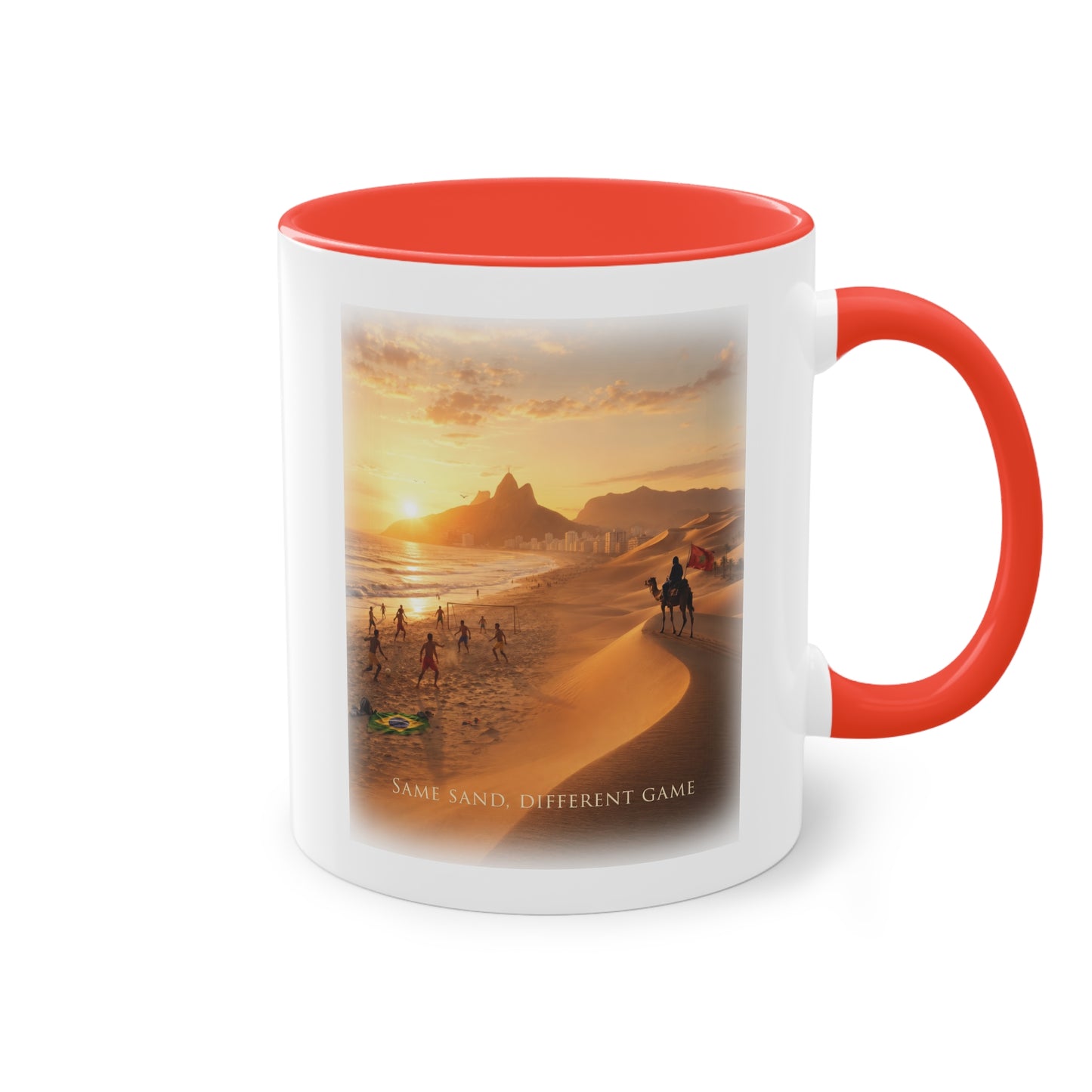 Same sand - Brazil vs Morocco