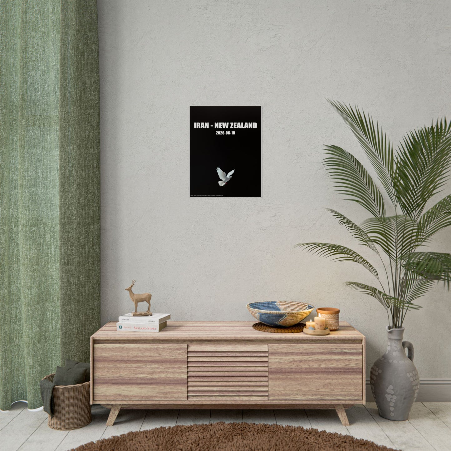 Peace dove - Iran vs New Zealand