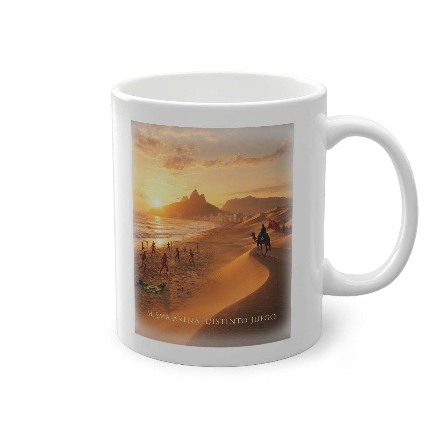 Same sand - Brazil vs Morocco (spanish edition)