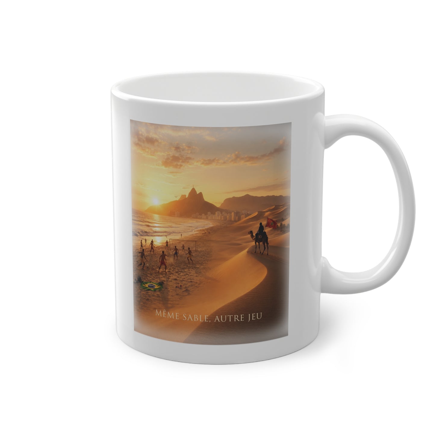 Same sand - Brazil vs Morocco (french edition)