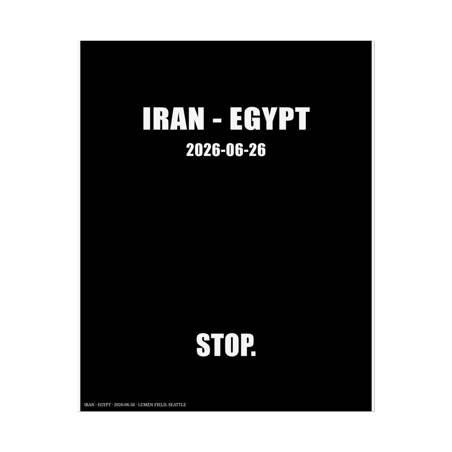 Iran 2026 Group Stage Poster Collection