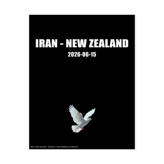 Peace dove - Iran vs New Zealand