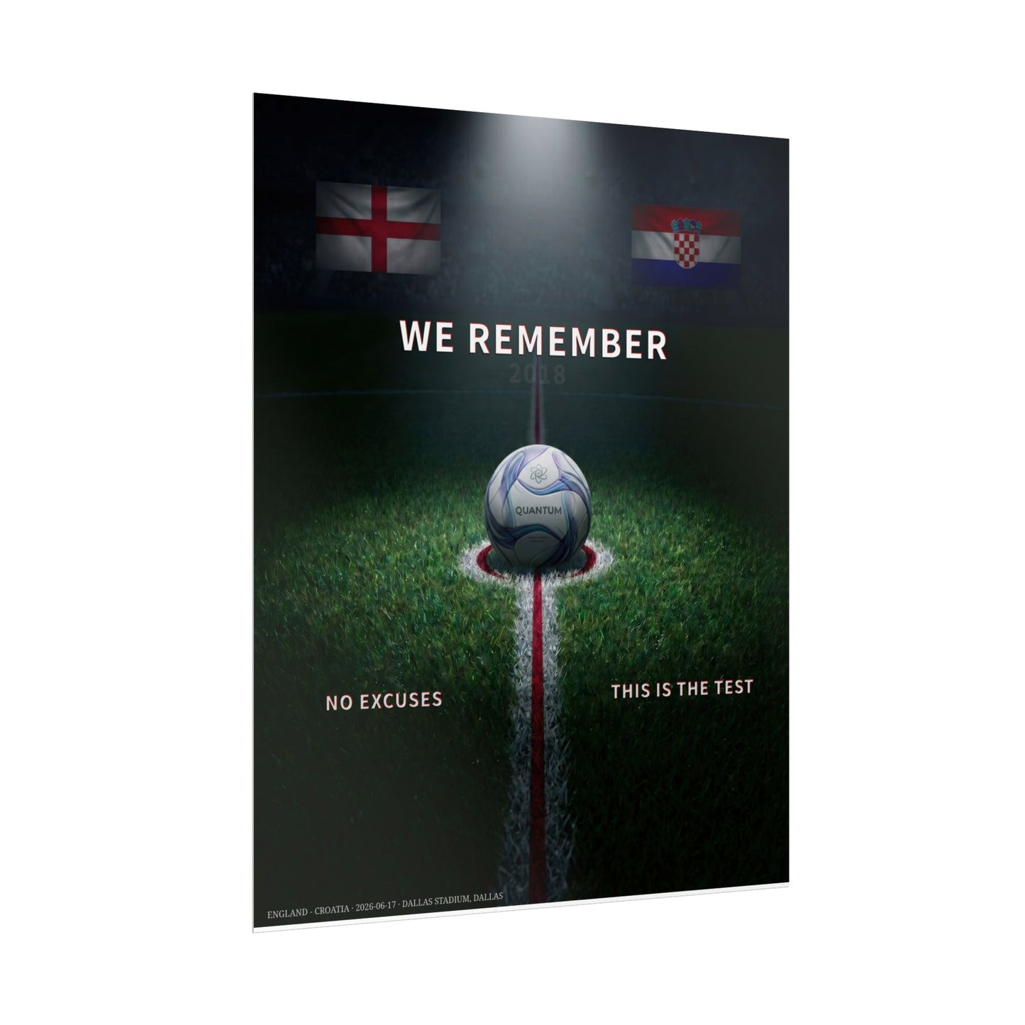 We remember - England vs Croatia