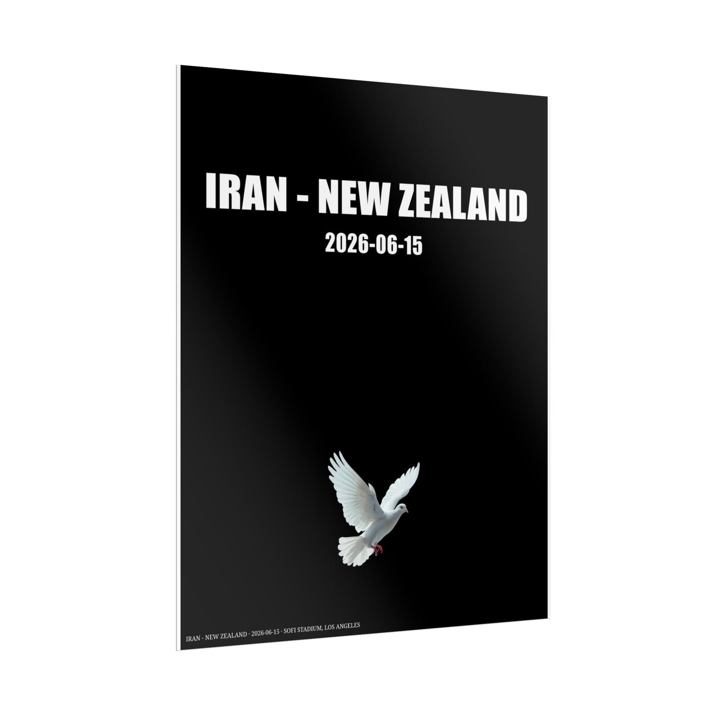 Peace dove - Iran vs New Zealand