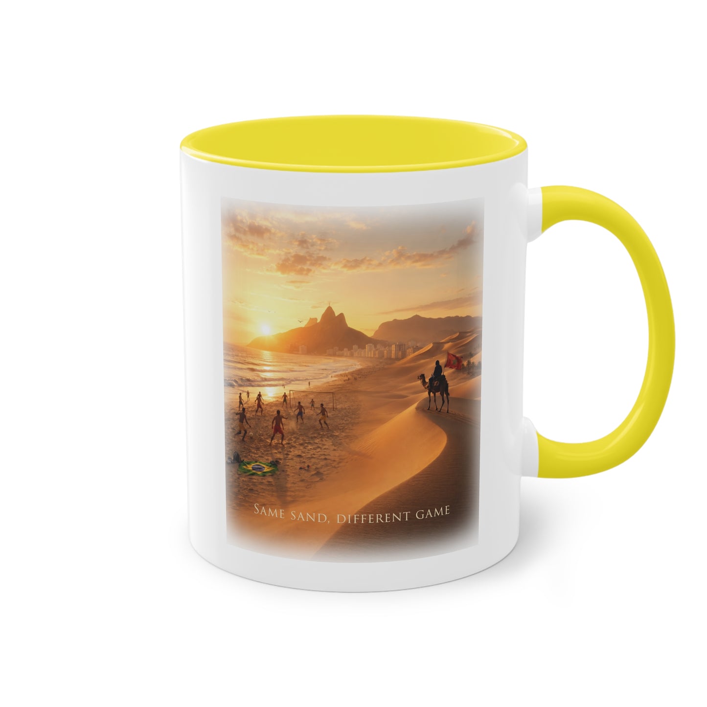 Same sand - Brazil vs Morocco
