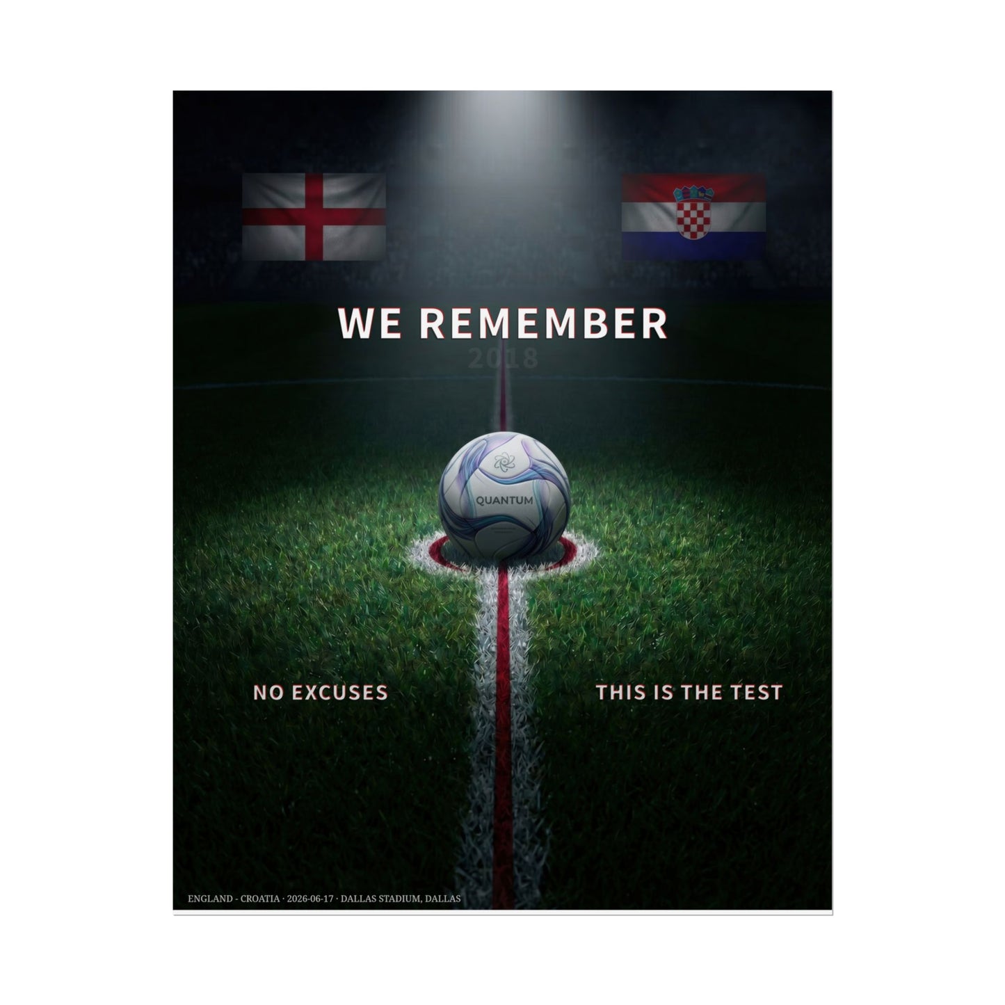 We remember - England vs Croatia