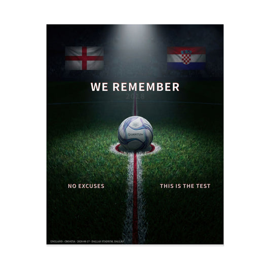 We remember - England vs Croatia