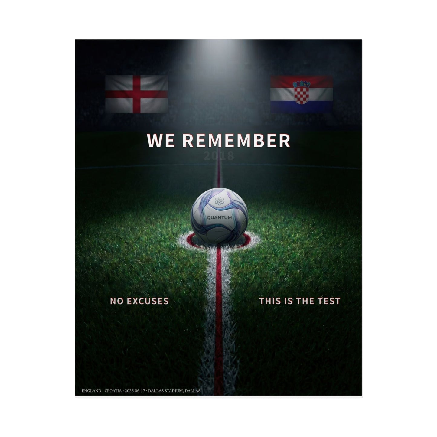 England 2026 Group Stage Poster Collection