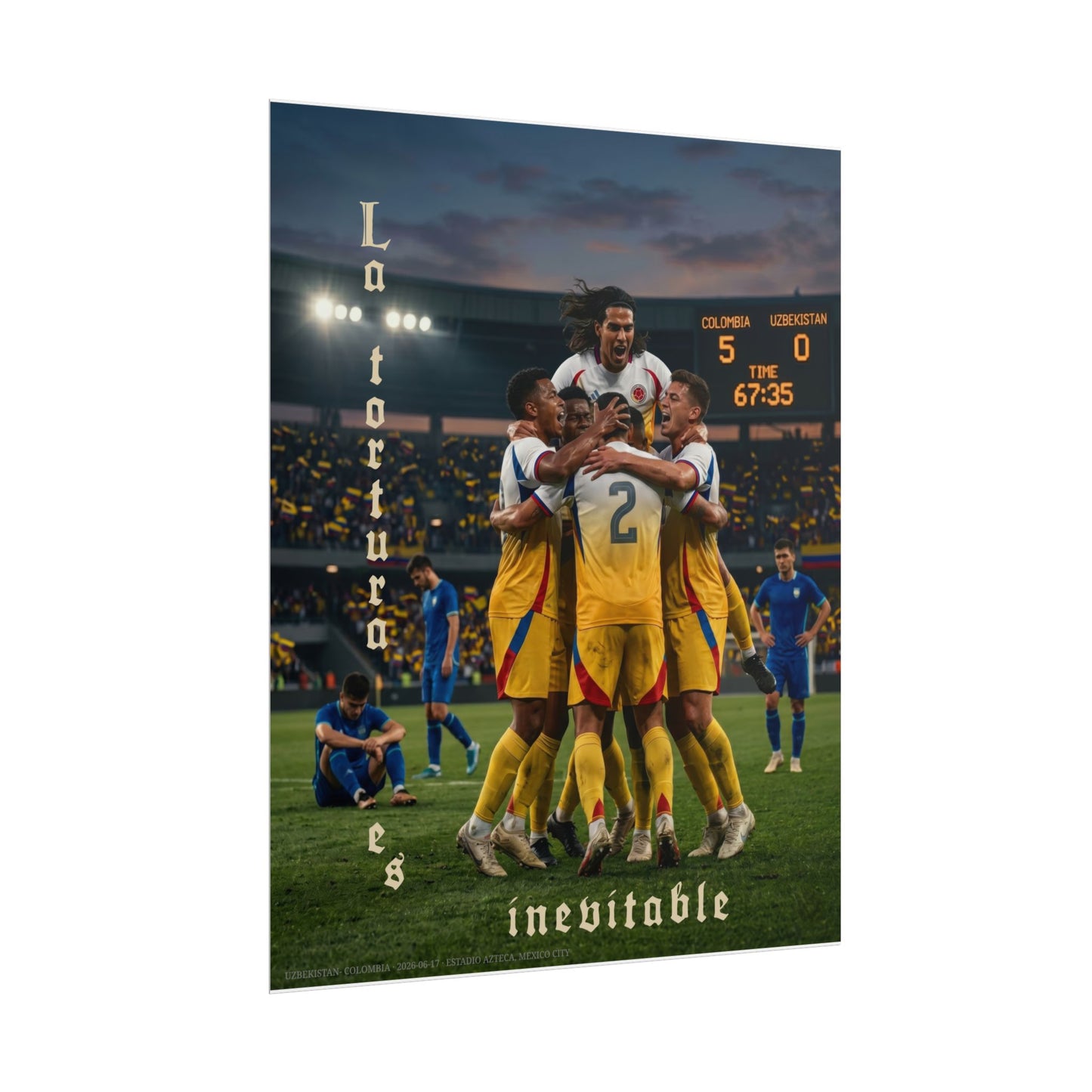 La tortura - Uzbekistan vs Colombia (spanish edition)