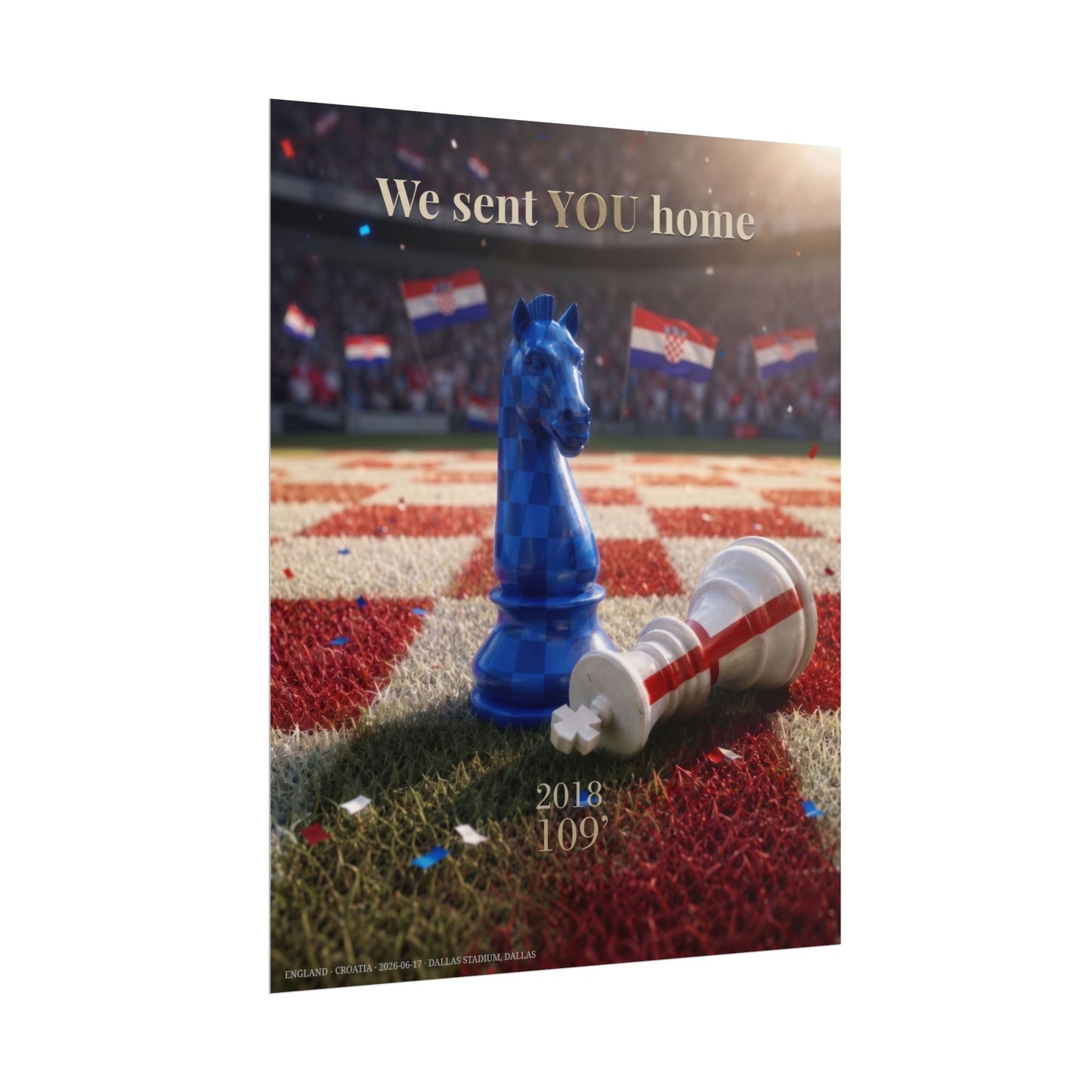 We sent YOU home - England vs Croatia