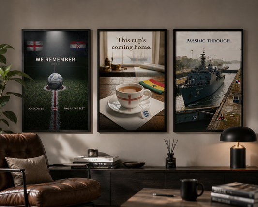 England 2026 Group Stage Poster Collection